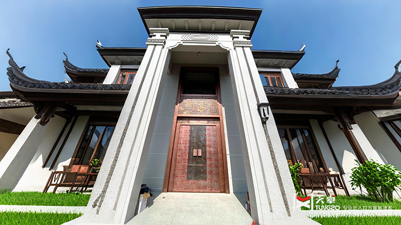 寶雞隴縣農(nóng)村自建別墅銅門(mén)